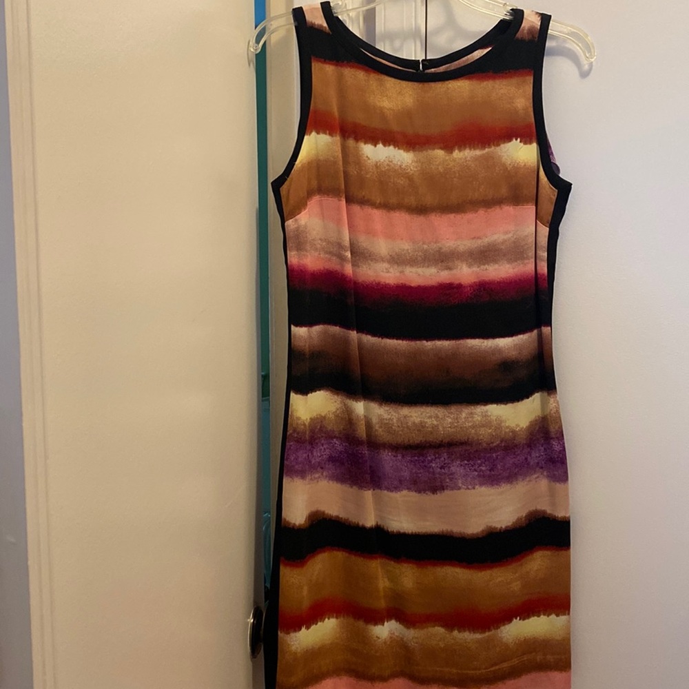 Ann Taylor Multi Color Cocktail Dress